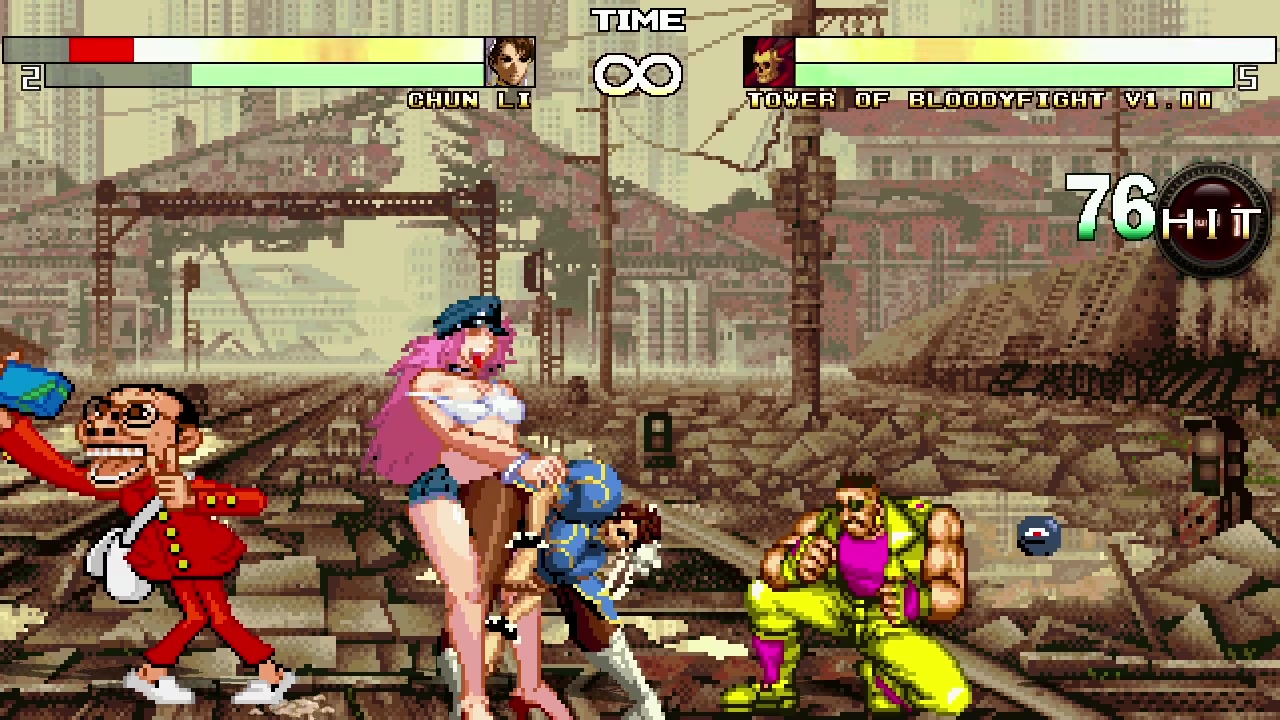 Hentai street fighter game